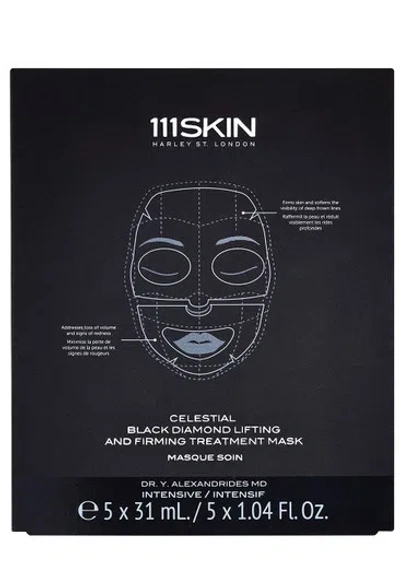 111SKIN 111SKIN CELESTIAL BLACK DIAMOND LIFTING AND FIRMING FACE MASK BOX