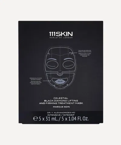 111skin Celestial Black Diamond Lifting And Firming Face Mask X 5