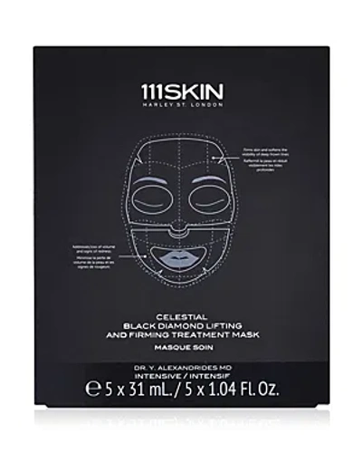 111SKIN 111SKIN CELESTIAL BLACK DIAMOND LIFTING & FIRMING FACE SHEET MASK, PACK OF 5