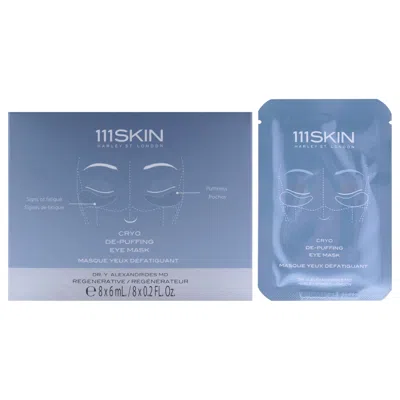 111skin Cryo De-puffing Eye Mask By  For Unisex - 8 Pair Mask