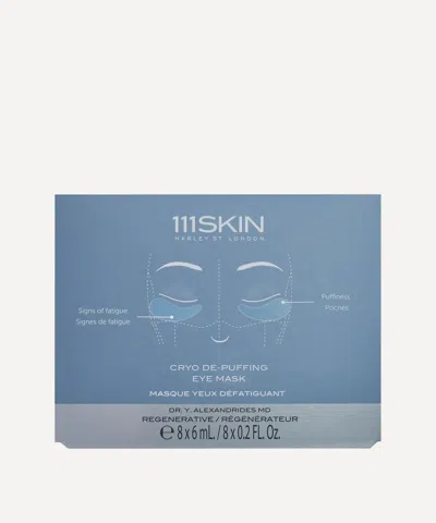 111skin Cryo Sub-zero De-puffing Eye Mask X 8