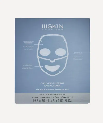 111skin Cryo Sub-zero De-puffing Facial Mask X 5