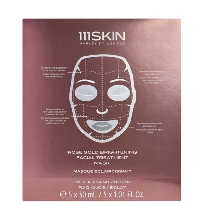 111skin Rose Gold Brightening Facial Treatment Mask Box 5x30ml In N,a