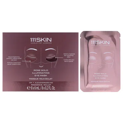 111skin Rose Gold Illuminating Eye Mask By  For Unisex - 8 Pair Mask