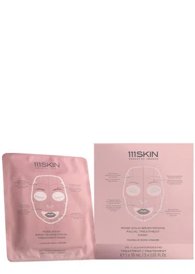 111skin Rose Gold Treatment Masks In White