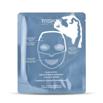 111skin Sub-zero De-puffing Energy Facial Mask In Blue