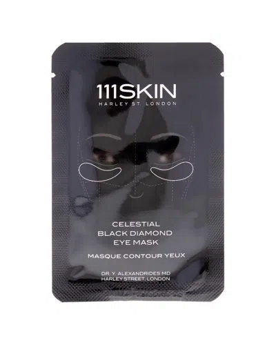 111skin Unisex Celestial Black Diamond Eye Mask In Transparent