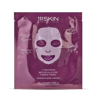 111skin Y Theorem Bio Cellulose Facial Mask 1 Mask 1 Mask In White