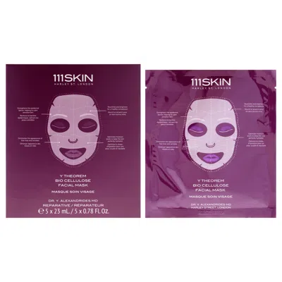 111skin Y Theorem Bio Cellulose Facial Mask By  For Unisex - 5 Pc Mask In Transparent
