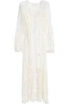 ZIMMERMANN EMBROIDERED FIL COUPÉ GEORGETTE COVERUP,3074457345617954416