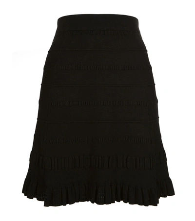 Kenzo Flare Mini Skirt In Black