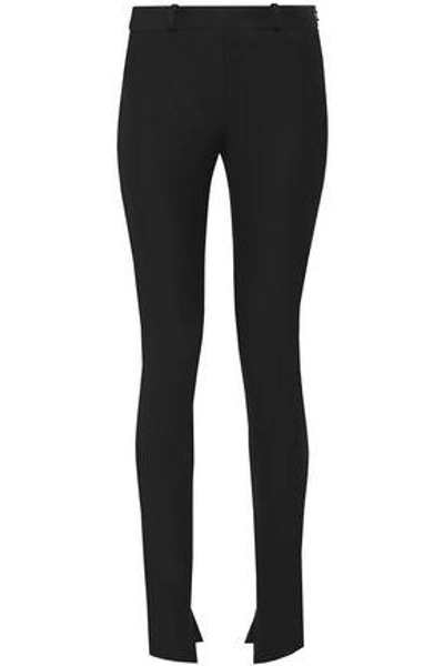 Roland Mouret Woman Mortimer Stretch-cotton Skinny Trousers Black