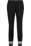 EMILIO PUCCI Printed wool-blend crepe straight-leg trousers,US 4772211931121234