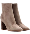 GIANVITO ROSSI EXCLUSIVE TO MYTHERESA.COM - PIPER SUEDE ANKLE BOOTS,P00292096