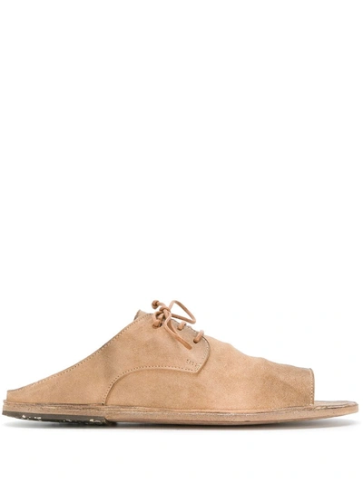 Marsèll Lace-up Sandals In Neutrals