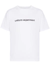 UNIFORM EXPERIMENT star side panel logo t shirt,UE17803812506550