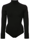 Khaite Cate Roll-neck Ribbed-knit Bodysuit