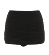 Norma Kamali Bill Ruched Bikini Briefs In Black