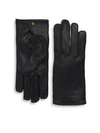 BURBERRY Embossed Leather Gloves