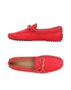 Tod's Loafers In Red