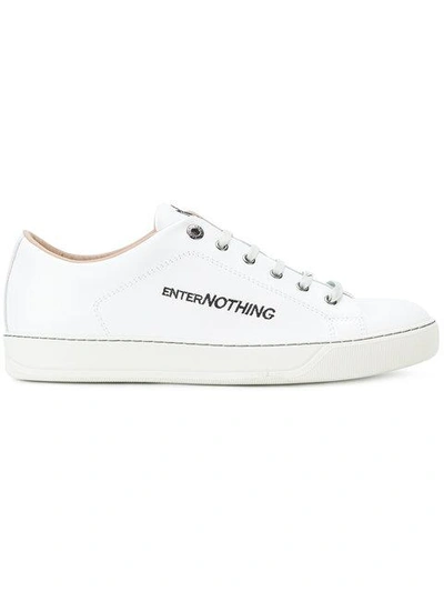 Lanvin Enter Nothing Trainers In White