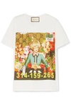 GUCCI OVERSIZED PRINTED COTTON-JERSEY T-SHIRT