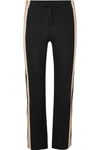 ISABEL MARANT ÉTOILE DOBBS STRIPED KNITTED TRACK PANTS