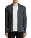 ALLSAINTS MODE MERINO WOOL OPEN CARDIGAN SWEATER,MK002D