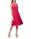 HOBBS LONDON ASHLING PLEATED A-LINE DRESS,011850129022L00