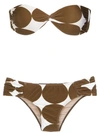 ADRIANA DEGREAS POIS MIDI BANDEAU BIKINI SET,BITC073015412432341