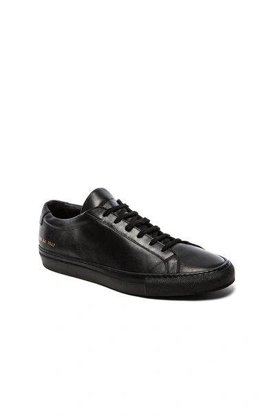 Common Projects Original Achilles Low-top Sneakers In Black