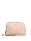 Furla Capriccio Xl Leather Crossbody Pouch In Magnolia