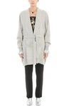 MAISON MARGIELA CRAFTED SOFT GREY WOOL CARDIGAN,S51HA0748S16118