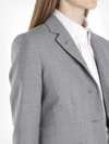 THOM BROWNE THOM BROWNE WOMEN'S GREY CLASSIC BLAZER