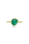 MONICA VINADER SIREN SEMIPRECIOUS STONE STACKING RING,GP-RG-STAK-LOX