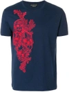 ALEXANDER MCQUEEN skull embroidered T-shirt,463984QKZ9112539076