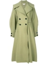 BEAUFILLE BEAUFILLE ONO DOUBLE BREASTED COAT - GREEN,BFFW17O612463569
