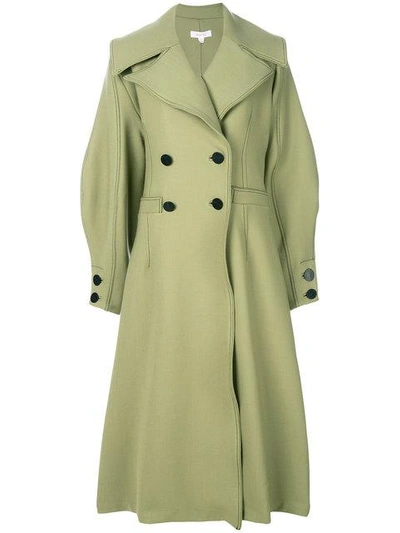 Beaufille Ono Double Breasted Coat - Green