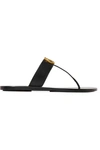 Gucci Marmont Logo-embellished Leather Sandals