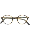 OLIVER PEOPLES 玳瑁纹圆框眼镜,OV518512528545