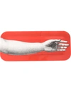 Fornasetti Arm Print Tray In Red