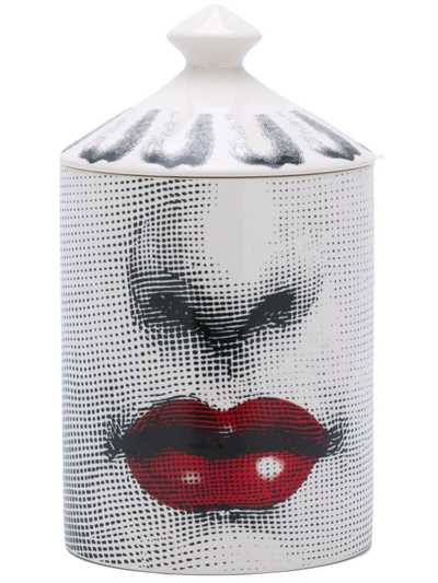 Fornasetti Bacio Otto Scented Candle With Lid In N/a