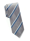 BRIONI Stripe Silk Tie,0400096792036