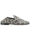 ISABEL MARANT FEZZY SNAKE PRINT LOAFERS,MC003818P008S12537680