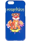 MOSCHINO MOSCHINO JEWELLED TIGER IPHONE 6 CASE - BLUE,A7906830511805381