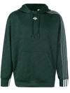 ADIDAS ORIGINALS BY ALEXANDER WANG ADIDAS ORIGINALS BY ALEXANDER WANG LOGO PRINT HOODIE - GREEN,CG199612439456