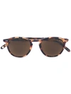 Garrett Leight Hampton Sunglasses - Black In Black