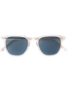 Garrett Leight Ocean Sun Champagne-silver Sunglasses In Yellow