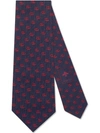 GUCCI DOUBLE G SILK TIE,4444214E00212147160