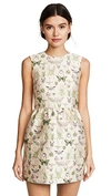 RED VALENTINO BROCADE DRESS